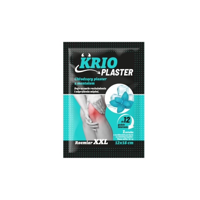 Krio Plaster | Chłodzący plaster z mentolem 