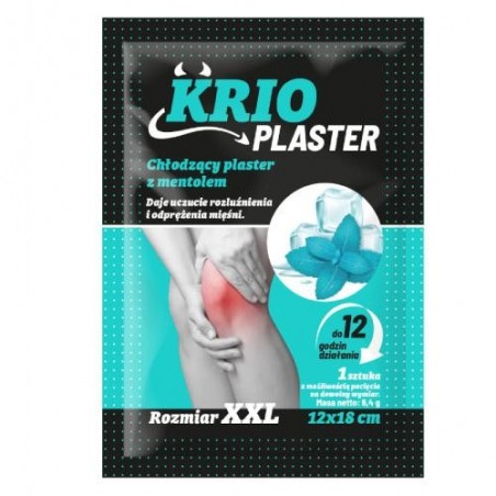 Krio Plaster | Chłodzący plaster z mentolem
