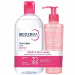 Bioderma | Zestaw Sensibio | Żel do twarzy + Woda micelarna