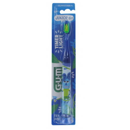  Sunstar GUM szczoteczka do zębów monster light-up miękka, 1 sztuka 