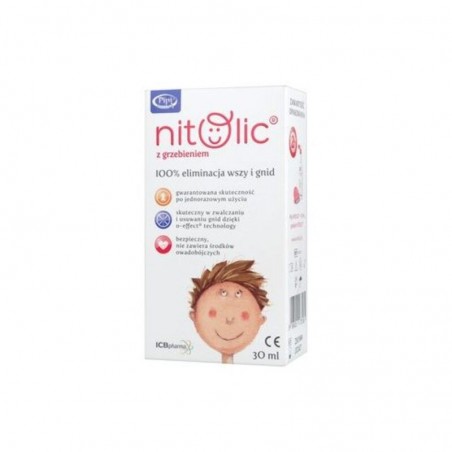 Pipi Nitolic przeciw wszawicy, 30 ml + grzebień