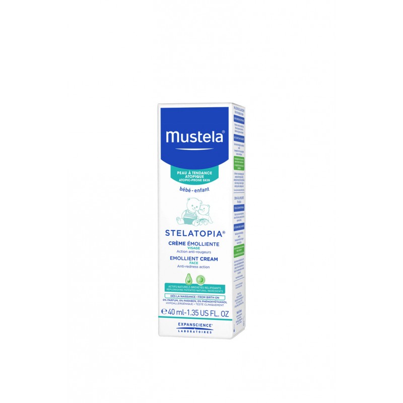 Mustela Stelatopia krem emolient do twarzy 40 ml 