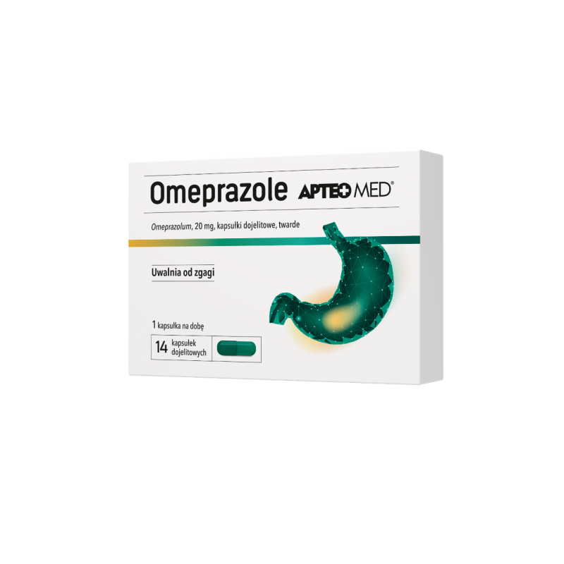 Omeprazole Genoptim SPH 20 mg, 14 kapsułek dojelitowych twardych 