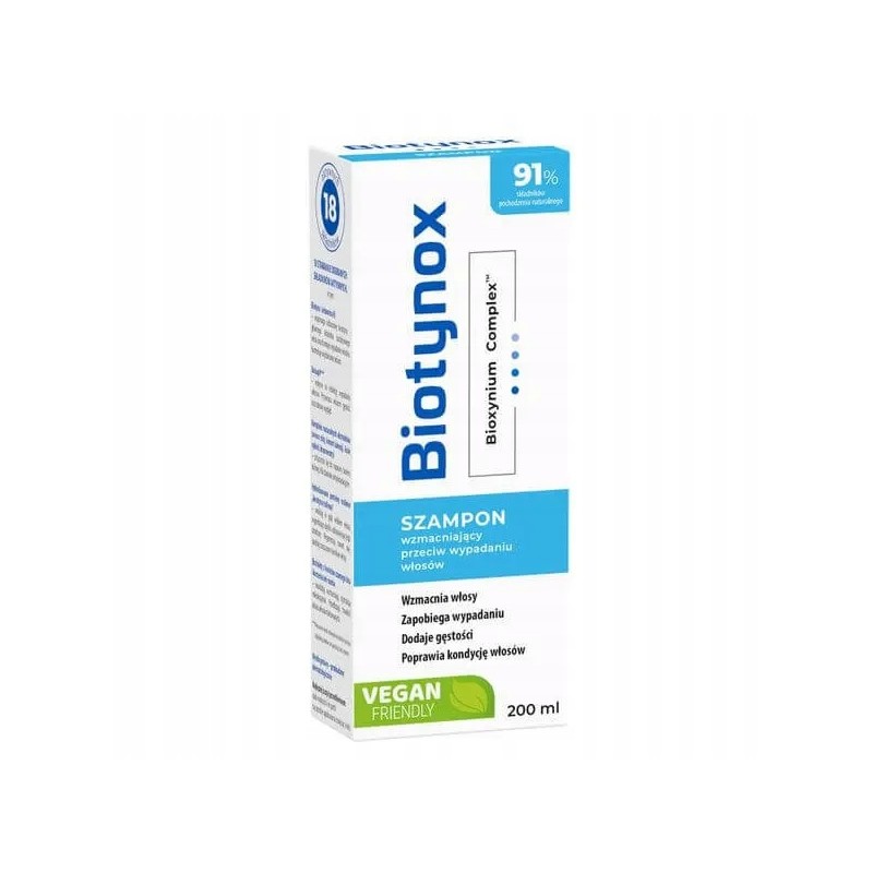 Biotynox Szampon wzmacniający przeciw wypadaniu włosów, 200 ml 