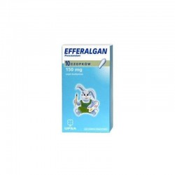 Efferalgan 150 mg, 10 czopków