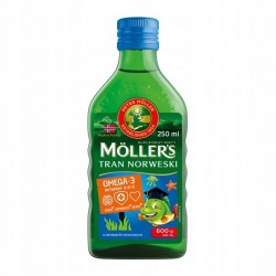 Moller's Tran norweski owocowy płyn 250 ml