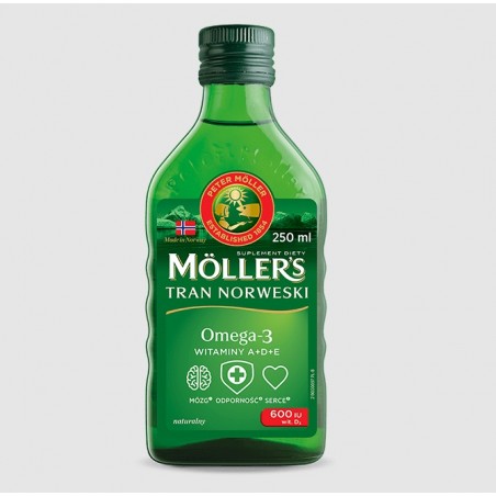 Moller's Tran norweski naturalny płyn 250 ml