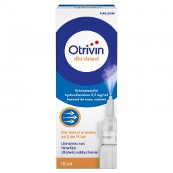 Otrivin dla dzieci aerozol do nosa 0,5 mg/ml, 10 ml