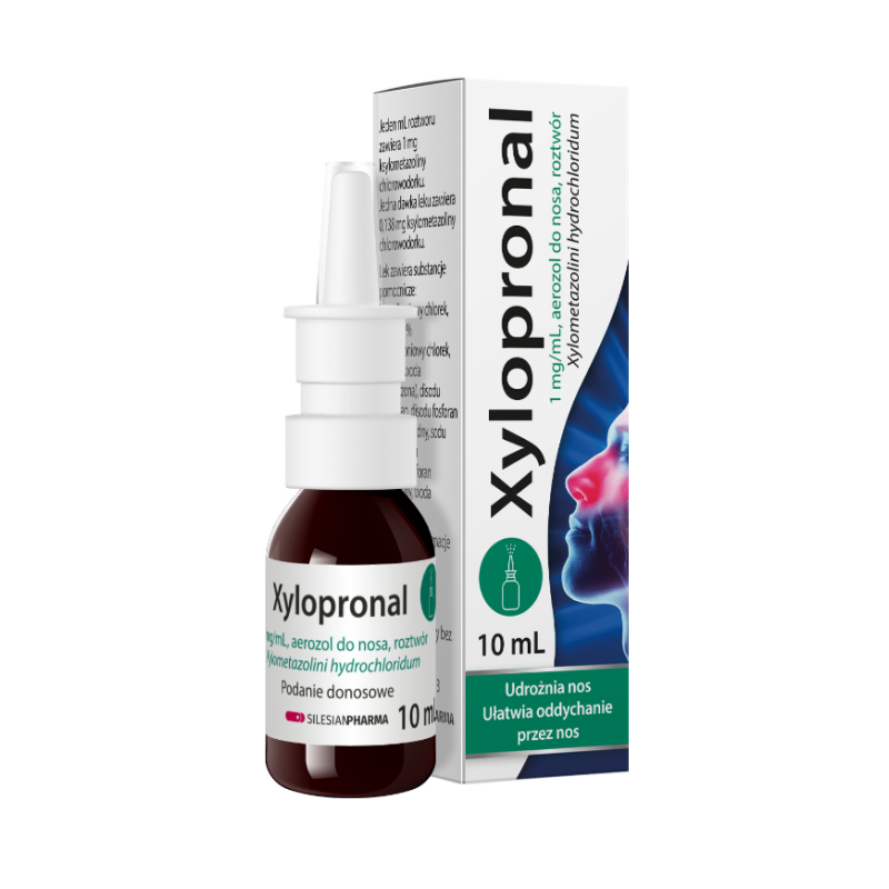 Xylopronal, 1 mg/mL | Aerozol do nosa, roztwór | 10 ml 