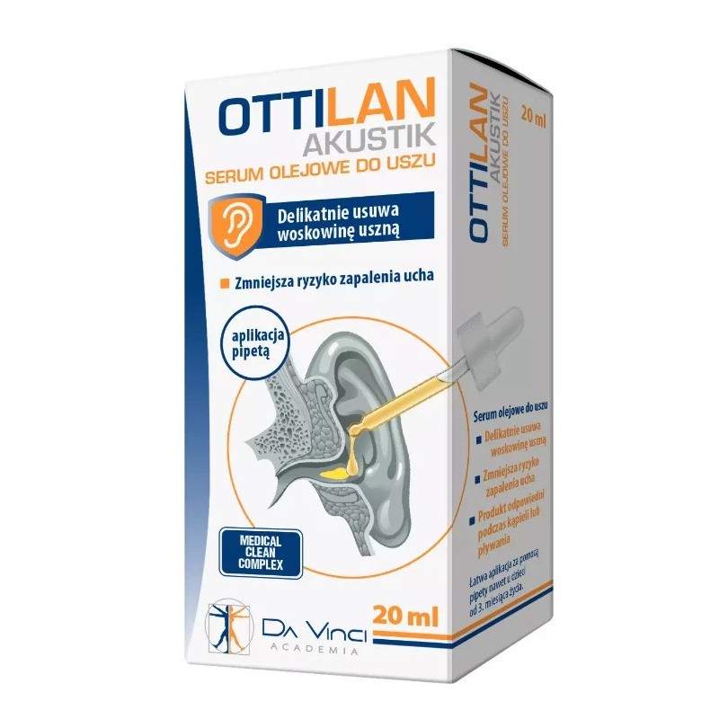 Ottilan Akustik | Serum olejowe do uszu | 20ml 