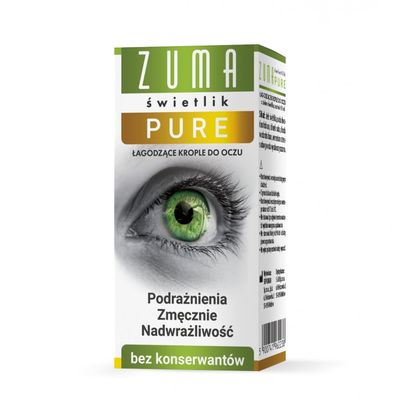 Zuma Świetlik Pure, krople do oczu 10 ml 
