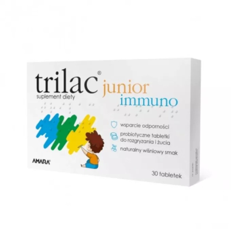 Trilac Junior Immuno | Suplement diety | 30 tabletek 