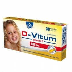D-Vitum witamina D 800 j.m., 30 kapsułek twist-off