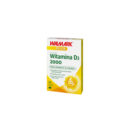  Witamina D3 2000 Walmark Plus, 60 kapsułek 