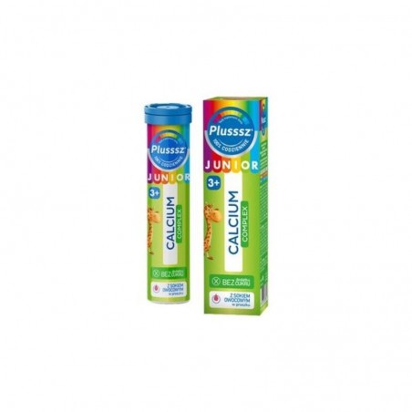  Plusssz Junior Calcium complex, 20 tabletek 