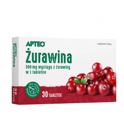 Żurawina Apteo, 30 tabletek