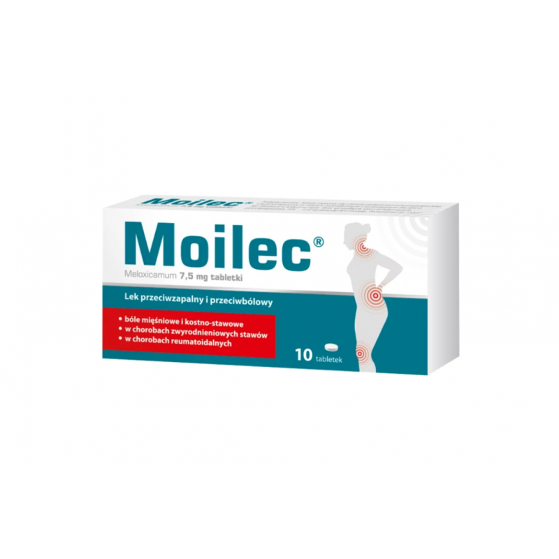 Moilec 7,5 mg, 10 tabletek 