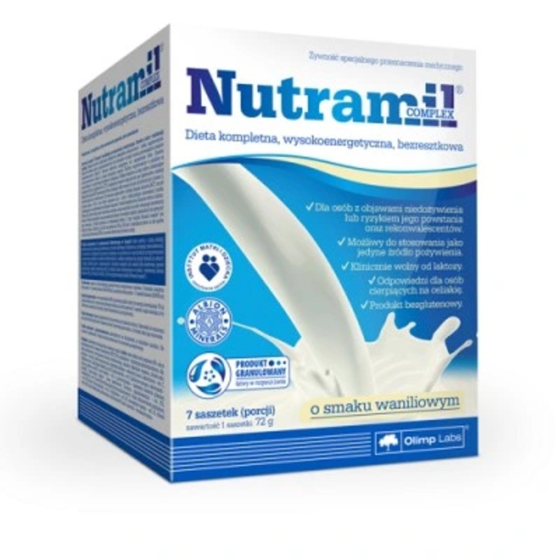 Olimp Nutramil complex wanilia, 7 saszetek 