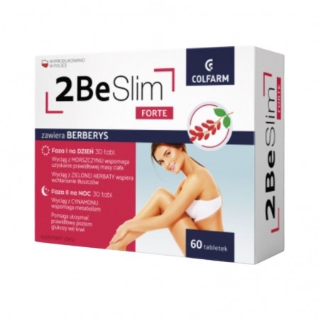  2Be slim forte, 60 tabletek 