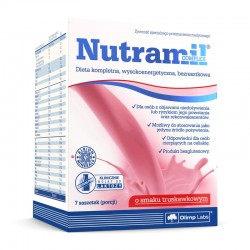 Olimp Nutramil complex o smaku truskawkowym, 7 saszetek