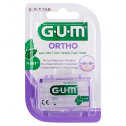 Sunstar GUM wosk ortodontyczny miętowy, 1 sztuka