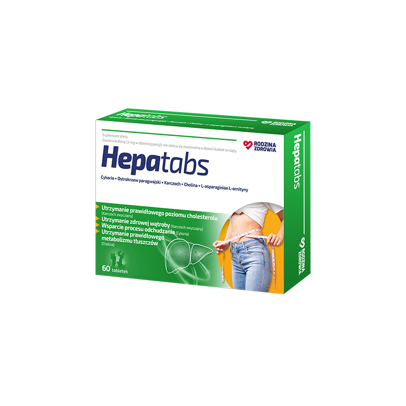 Rodzina Zdrowia | Hepatabs | Suplement diety | 60 tabletek 