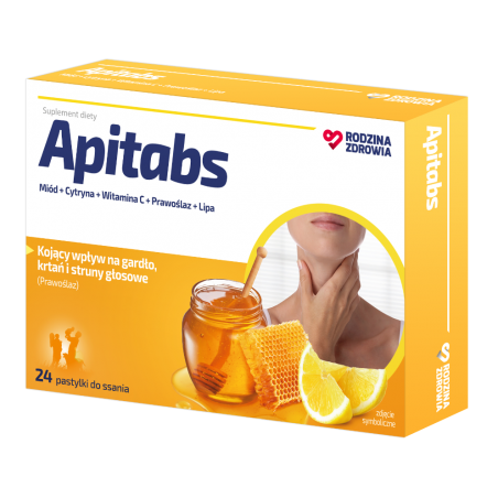 Rodzina Zdrowia Apitabs 24 pastylki do ssania