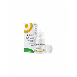 Zabak krople do oczu 0,25 mg/ml, 5 ml