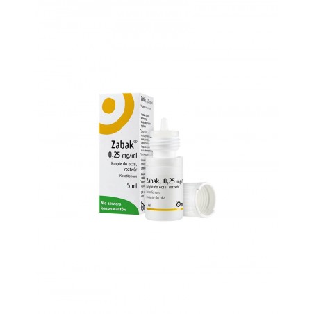  Zabak krople do oczu 0,25 mg/ml, 5 ml 
