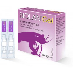 Biolan Gel 0,3% krople do oczu, 10 minimsów