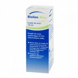 Biolan Max 0,15% krople do oczu, 10 ml
