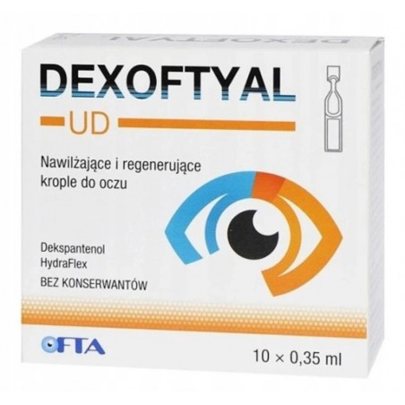 Dexyoftyal UD krople do oczu, 10 minimsów