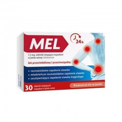 Mel 30 tabletek ulegających rozpadowi w jamie ustnej
