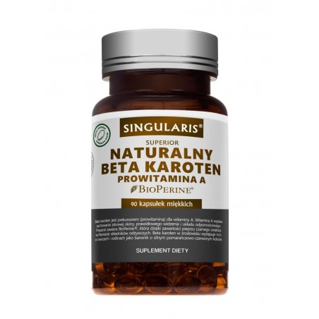 Singularis Beta Superior | Naturalny beta karoten prowitamina A | 90 kapsułekaroten naturalny prowitamina A, 90 kapsułek 