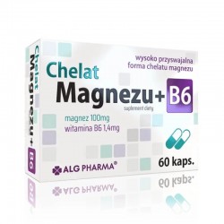 ALG Pharma | Chelat Magnezu + B6 | 60 kapsułek