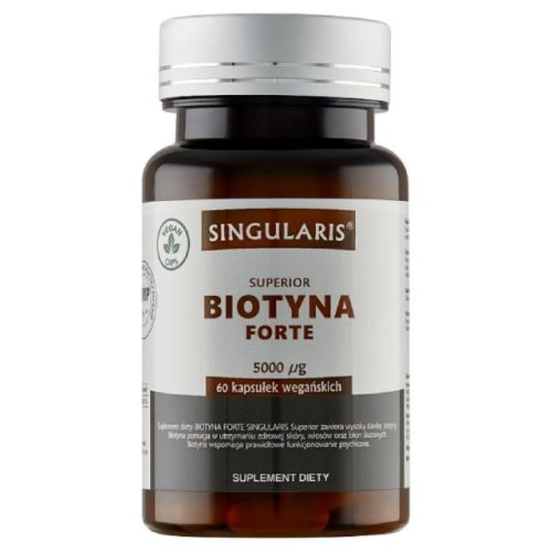 Singularis Biotyna Forte 5000 mcg, 60 kapsułek 