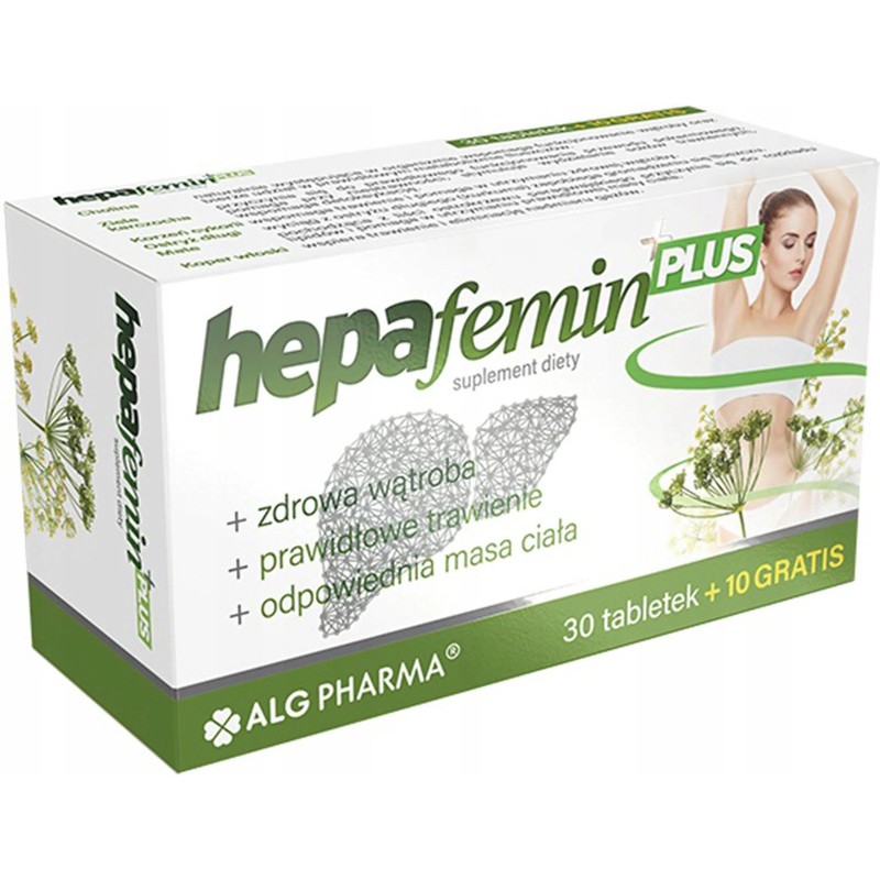 ALG Pharma | Hepafemin Plus | 30 tabletek + 10 tabletek gratis 