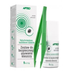Apteo Zestaw do bezpiecznego usuwania kleszczy, 1 sztuka