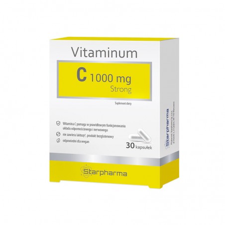  Vitaminum C 1000 mg Strong | 30 kapsułek 