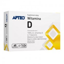 APTEO® WITAMINA D 1000 j.m. | 60 kapsułek