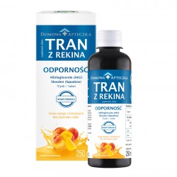 DOMOWA  APTECZKA Tran z Rekina o smaku mango i brzoskwinia, 250 ml