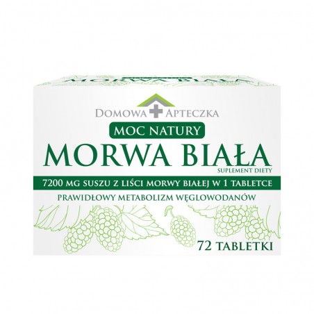  Domowa Apteczka | Moc Natury Morwa Biała | 72 tabletki 