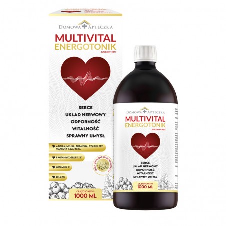  Multivital Energotonik | Suplement diety | Płyn 1 litr 