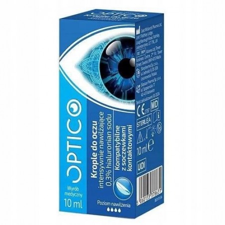  Optico | Krople do oczu intensywnie nawilżające | 10 ml 