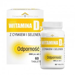 Domowa Apteczka | Witamina D3 z Cynkiem i Selenem | 60 tabletek