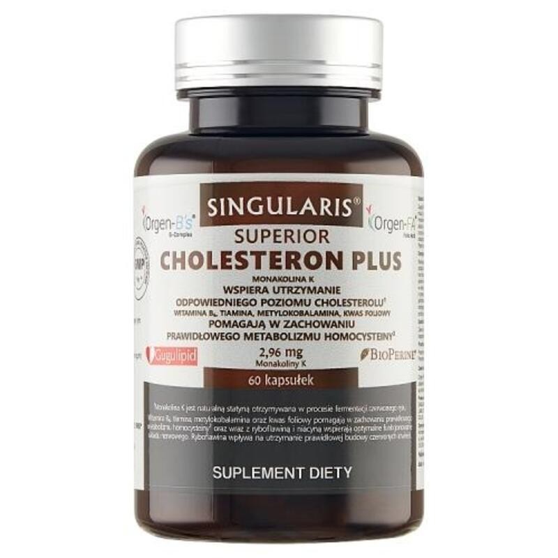 SINGULARIS | CHOLESTERON PLUS SUPERIOR | 60 KAPSUŁEK 