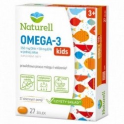 Naturell Omega-3 kids | Suplement diety |27 sztuk żelek