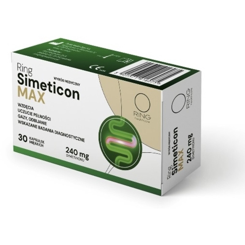 Ring | Simeticon MAX | 30 kapsułek miękkich 