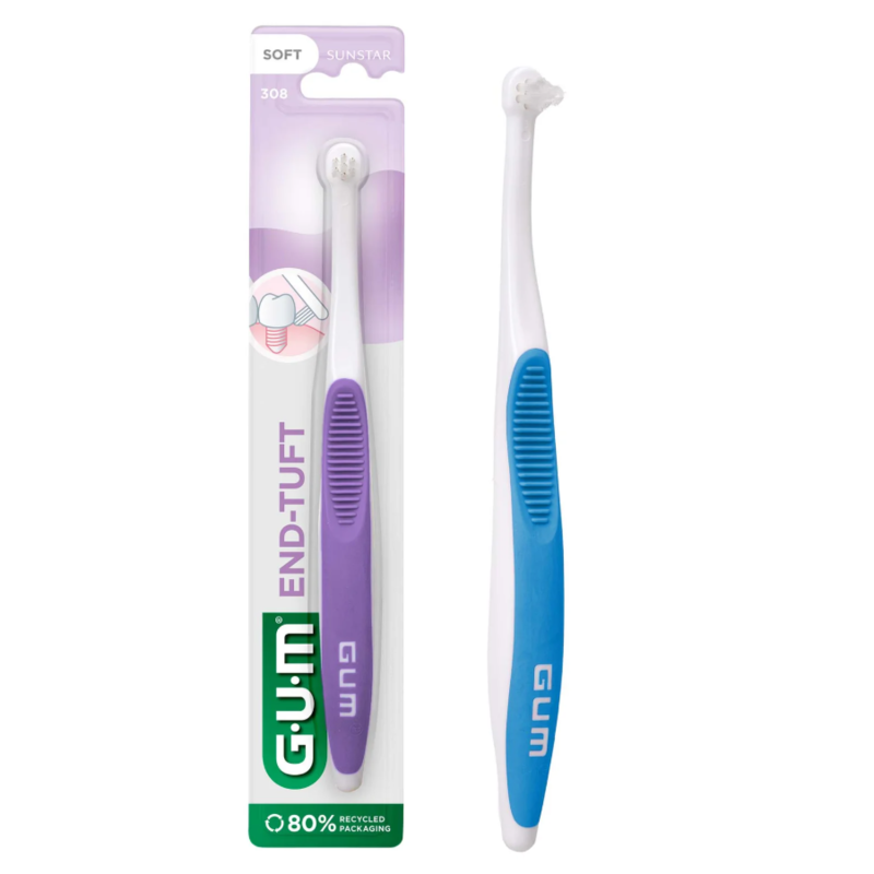 Sunstar GUM end-tuft szczoteczka do zębów kątówka, 1 sztuka 