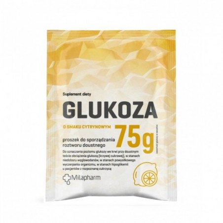  Glukoza o smaku cytrynowym | Proszek do sporządzenia roztworu doustnego | 76,5 g 